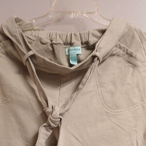 Silverwear Womens Light Green Capris